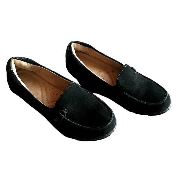Naturalizer Black Suede Loafers - Picture 4 of 7